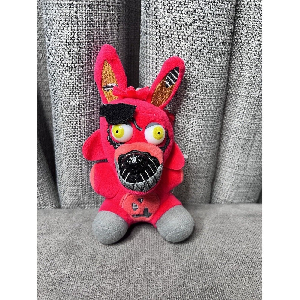Five Nights At Freddys FOXY Backpack Clip Plush Toy 2017 6” FNAF